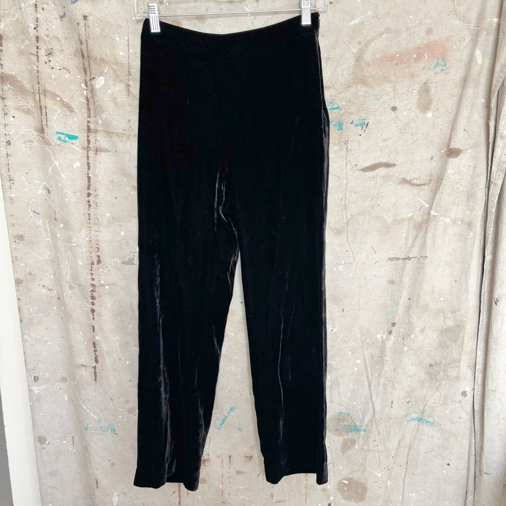 Boutique Moschino Velvet Straight Leg Pants